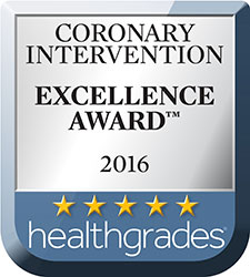 Health Grades Coronary Interventional Excellence Badge 2016